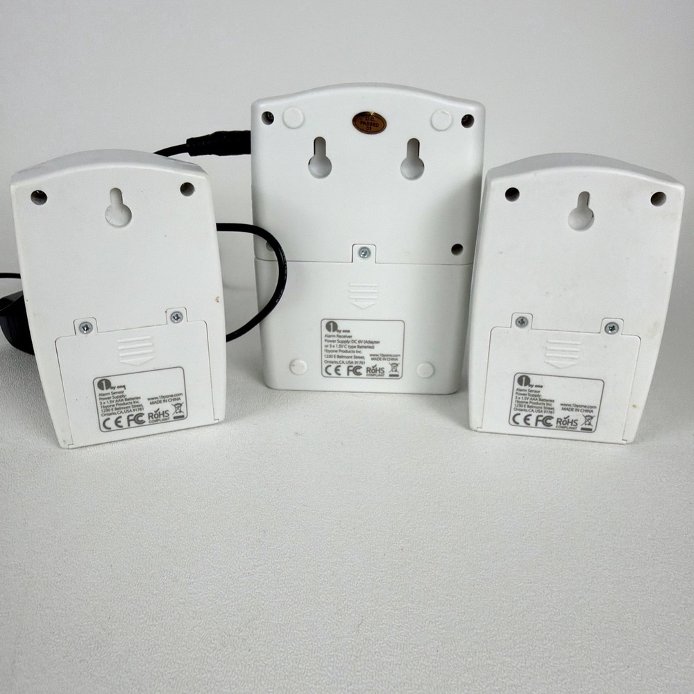 1 By One Wireless Driveway Alert Alarm Kit 2 Motion Sensors - Picture 4 of 4